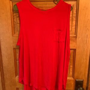 Red Pocket Tank